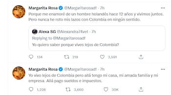 Margarita Rosa de Francisco explicó