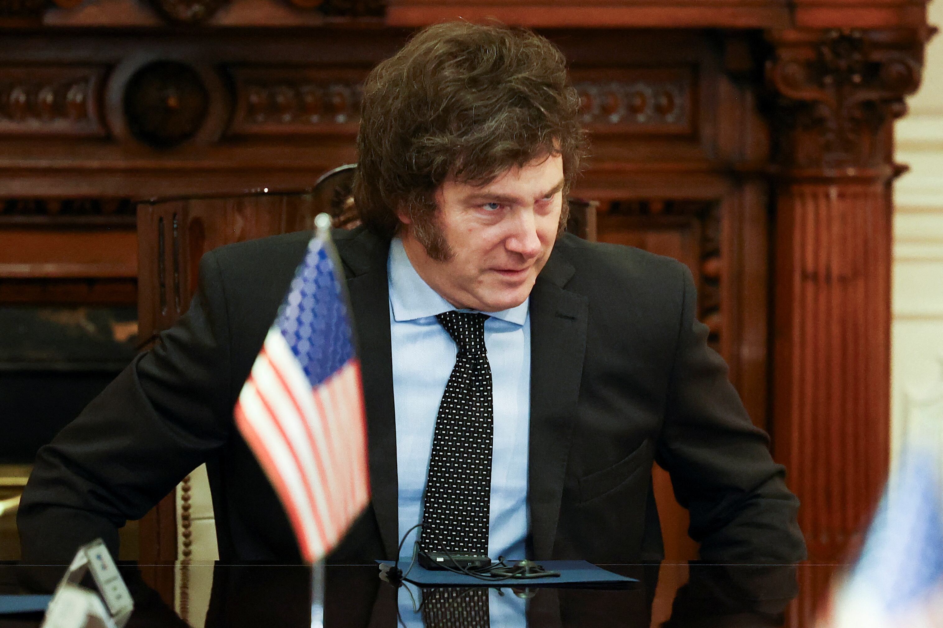 Javier Milei se reunirá con el jefe del Comando Sur de los Estados Unidos (REUTERS/Agustin Marcarian/Pool)