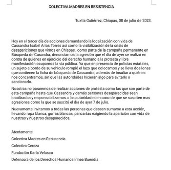 Cassandra Arias Torres (Facebook)