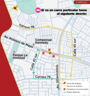 El distrito habilitó rutas alternativas