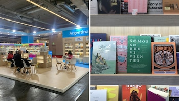 El stand argentino en la