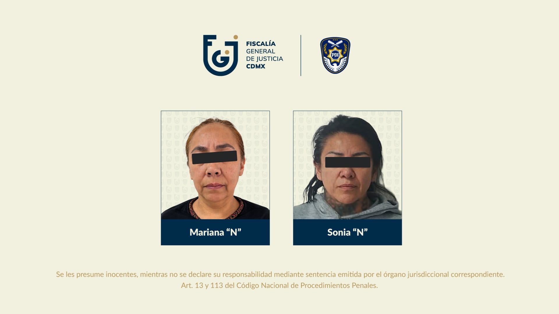 Capturan a dos mujeres por la muerte de una paciente durante una liposucción en un clínica ilegal en la CDMX. FGJCDMX