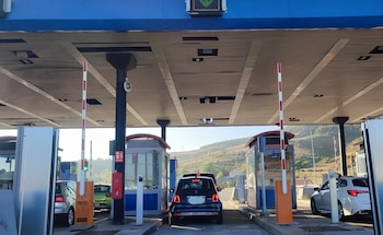 Peaje del Huerna, en la autopista AP-66 (Europa Press)
