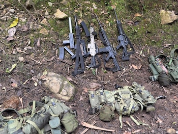 Tropas del Batallón Jaime Rook de la Sexta Brigada del Ejército ejecutaron el operativo en la vereda El Paraíso, tras meses de inteligencia - crédito Ejército Nacional