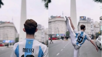 Tiene 20 años, es argentino y logró ingresar a una de las academias de ballet más prestigiosas del mundo