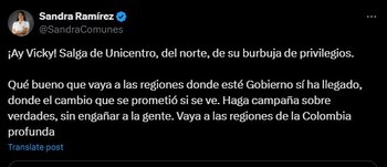 El conflicto comenzó cuando Ramírez
