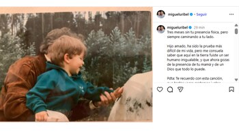 Miguel Uribe Turbay cumplió tres meses de fallecido y su padre le envió un mensaje en sus redes sociales - crédito @migueluribel/Instagram