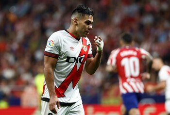Falcao, en un partido con