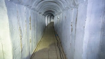 Un túnel de Khan Younis