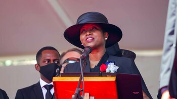 La viuda del expresidente haitiano