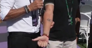 Anibal Colapinto se tatuó el