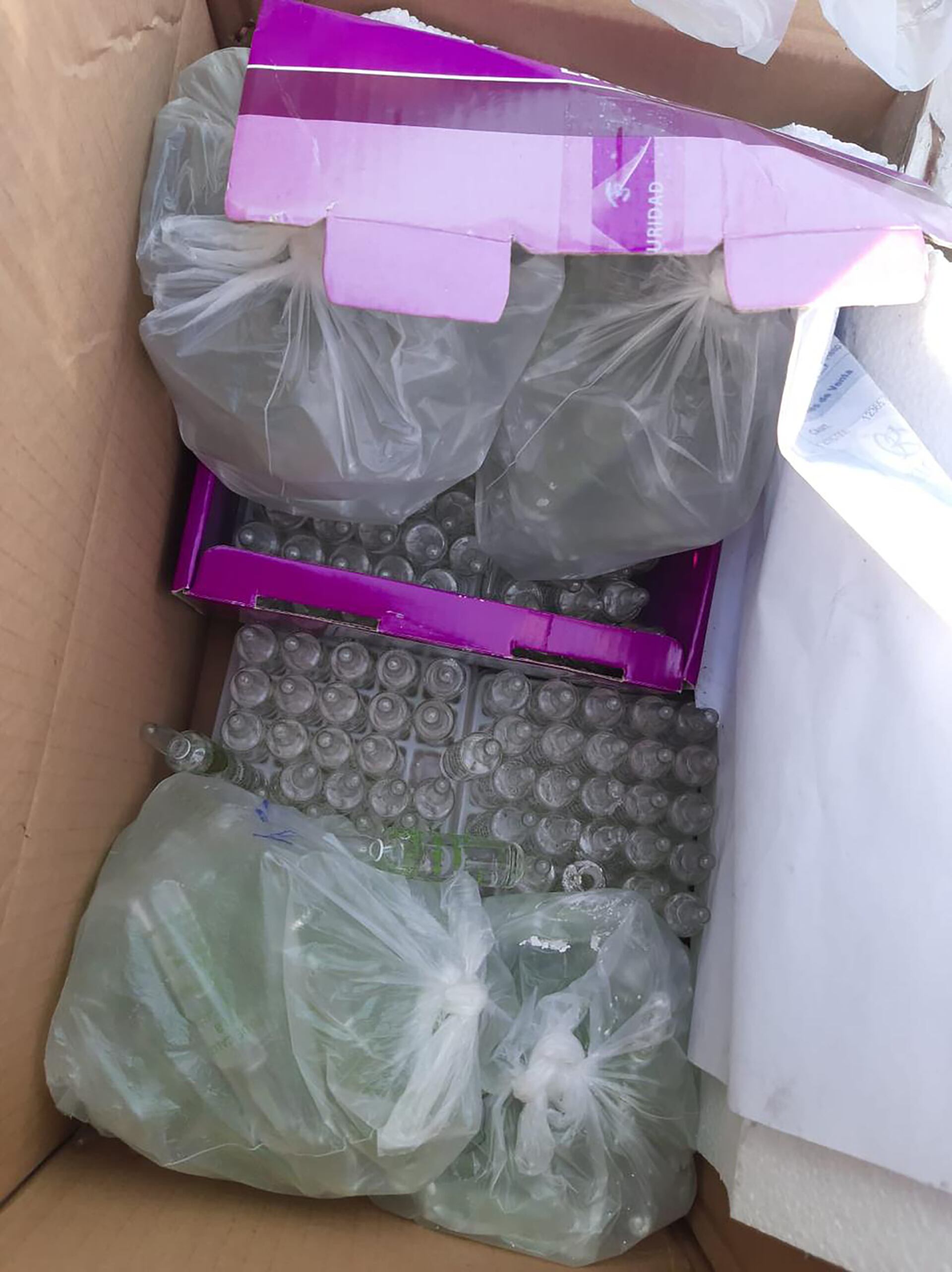 Productos de HLB Pharma que fueron a destrucción