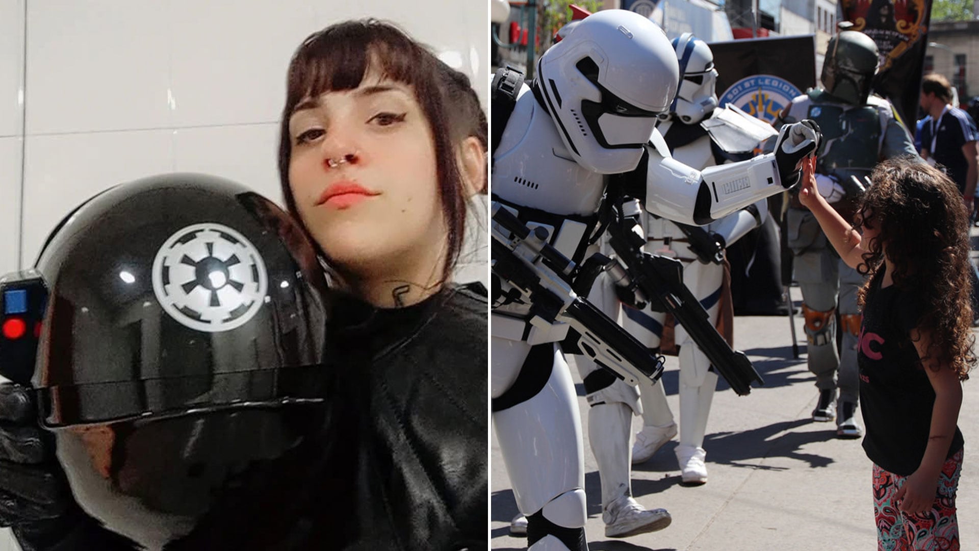 Anastacia Nisenbom, parte de la Legión 501 Garrison Argentina