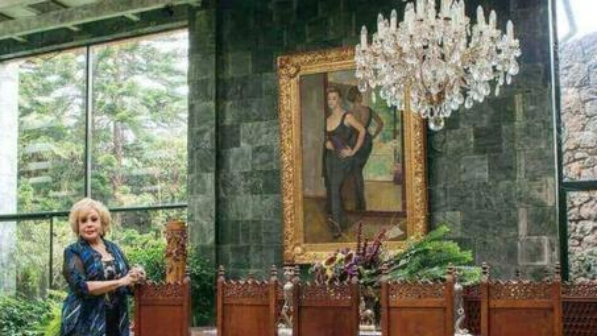 La casa cuenta con una pintura de Diego Rivera (ig:silviapinal)