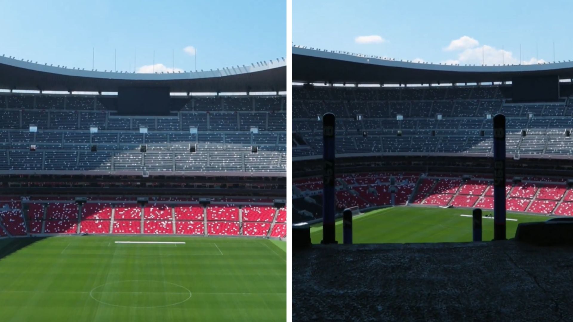 Así luce el Estadio Banorte previo al regreso del club América (X/ @ClubAmerica)