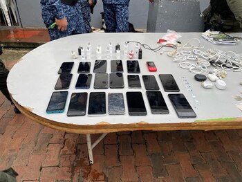 En medio de un operativo