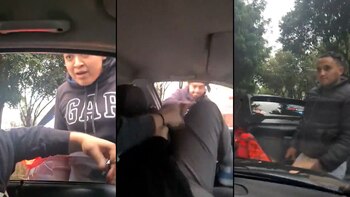 Automovilistas golpearon y jalonearon a