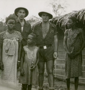 Colonos de Guinea con mujeres