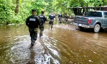 El MARN confirmó que Cristina avanza sobre el Pacífico hacia la costa salvadoreña, con ingreso previsto entre la madrugada y la mañana del jueves.(Cortesía: Ministerio de Defensa Nacional)