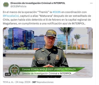 Las autoridades en Colombia le