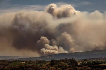 El humo de incendios incrementa