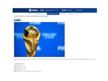 Conmebol informó que Argentina jugará en la Bombonera