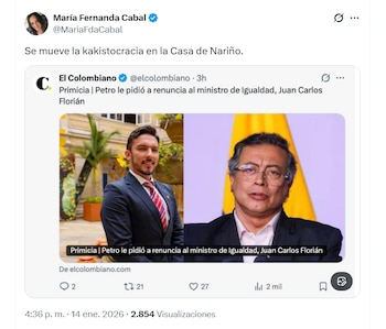 María Fernanda Cabal no dudó