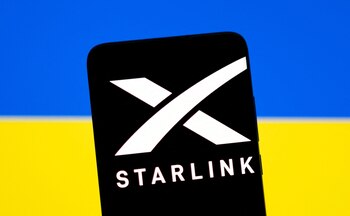 El logo de Starlink junto