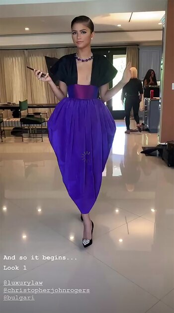 La actriz modeló desde su