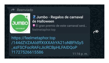 Los estafadores utilizaron como gancho