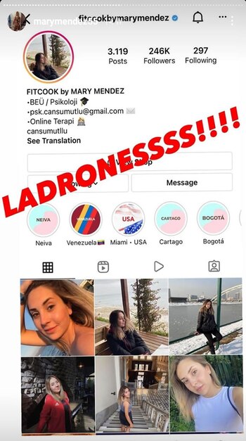 La presentado Mary Mendéz denunció