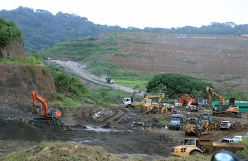 Para optimizar la gestión de residuos en los distritos de Panamá y San Miguelito se dio el aval para el proyecto de diseño y construcción de una tina de vertido en el relleno sanitario de Cerro Patacón. (Minsa)