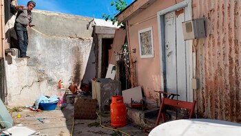 Vista de una vivienda del