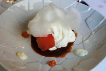 El postre Láctic, de El Celler de Can Roca