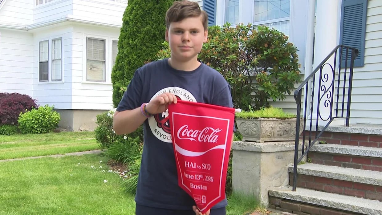 Graham Phillips, un sobreviviente de cáncer de 13 años de Massachusetts, será abanderado en la Copa del Mundo de la FIFA en Foxboro
