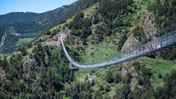 El puente colgante de Andorra
