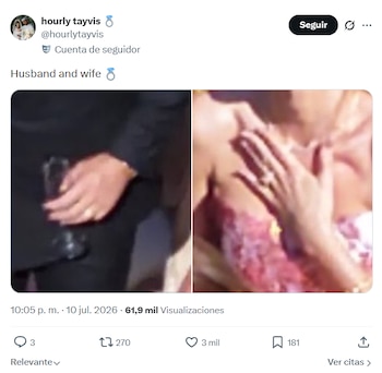 Taylor Swift y Travis Kelce aparecieron por primera vez tras su boda en Nueva York
