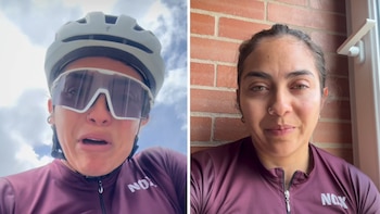Ciclista colombiana denunció haber sido acosada mientras entrenaba por parte de un motociclista: “La mierda que tenemos que vivir en la calle”