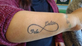 "Calita" y Pelu" en el