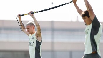 Franco Mastantuono tuvo su primera