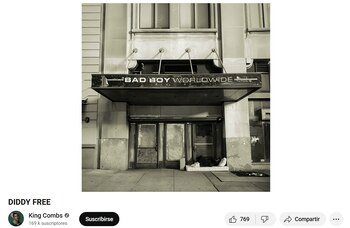 La canción titulada 'Diddy Free'