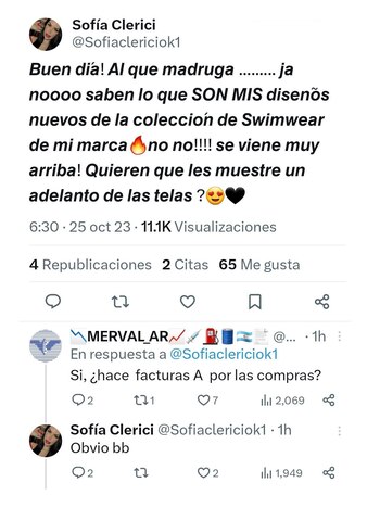 La publicación de este miércoles