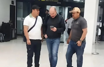 Cerimedo fue detenido en el aeropuerto de Viru Viru, en Santa Cruz de la Sierra