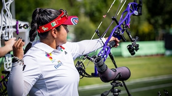 Dafne Quintero se despide de la Copa del Mundo de Tiro con Arco tras finalizar en la cuarta posición