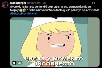 Debate presidencial 2026: los memes que arrasaron en la segunda jornada. Captura: X.