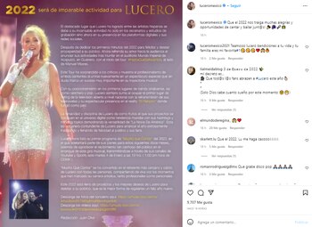 Lucero dio detalles de sus