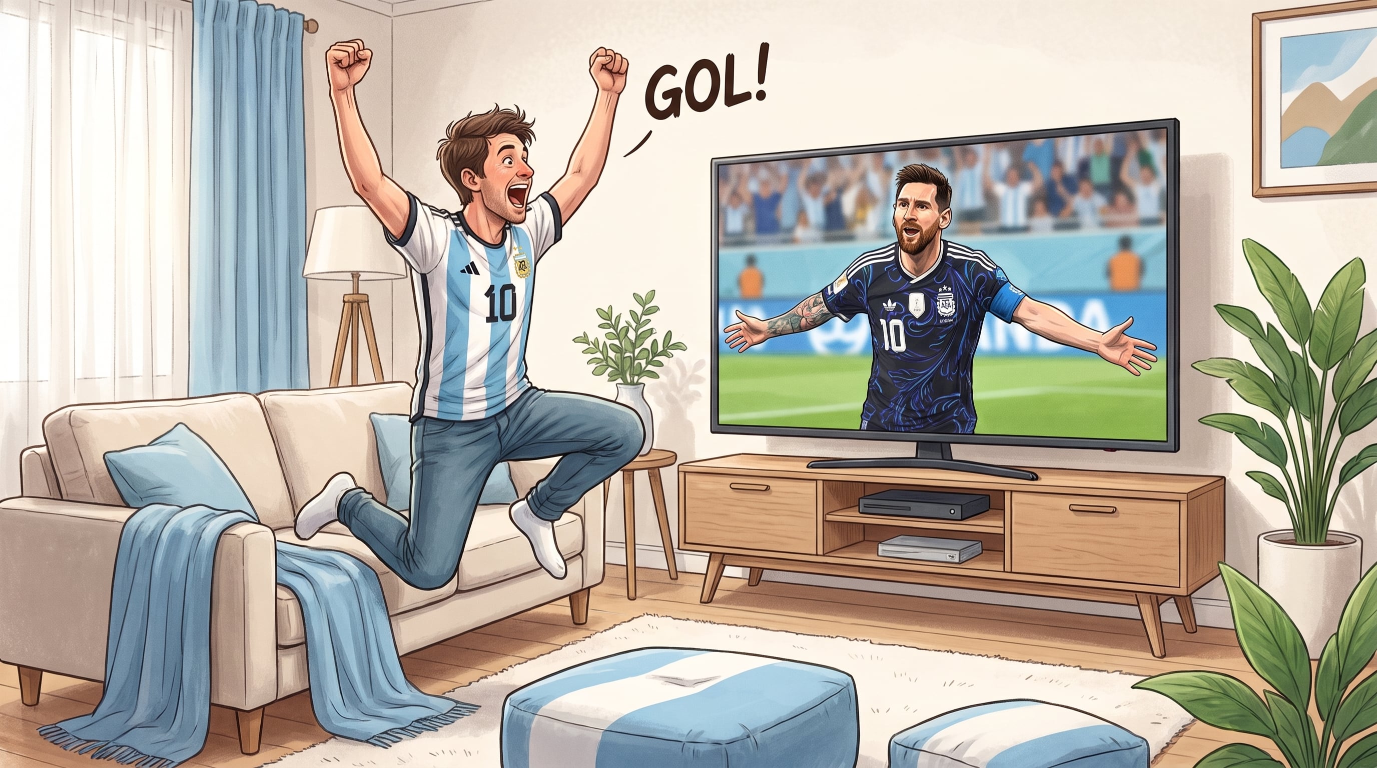 El gol genera una respuesta física y emocional en el cerebro, según especialistas (Imagen Ilustrativa Infobae)