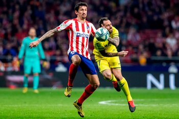 El defensa montenegrino del Atlético