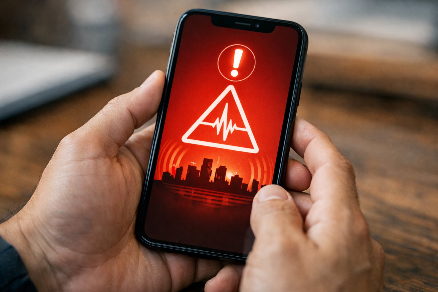 La recomendación oficial es no depender únicamente del celular y mantener siempre identificada la ruta de evacuación más cercana. (Imagen Ilustrativa Infobae)