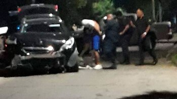 Así atraparon al detenido